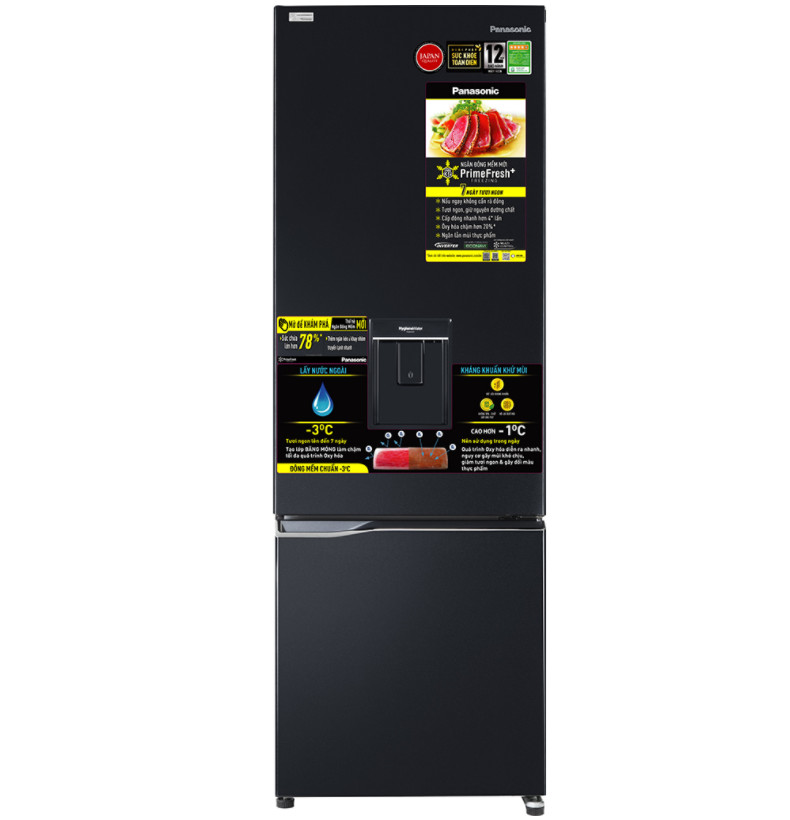Tủ lạnh Panasonic Inverter 322 lít NR-BC360WKVN