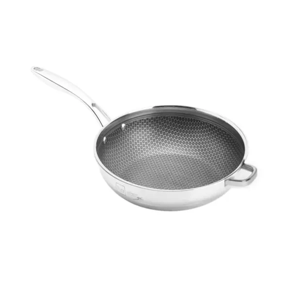 Chảo sâu lòng chống dính 3 lớp Inox 304 Fivestar Blackcube 32cm FPC32002