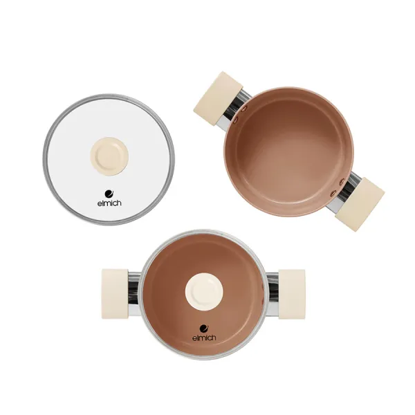 Bộ nồi chống dính Ceramic Elmich EL5240BE01 size 18,20,24cm
