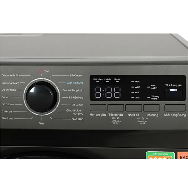 Máy giặt cửa ngang Casper 8kg EcoWash WF-8VG1