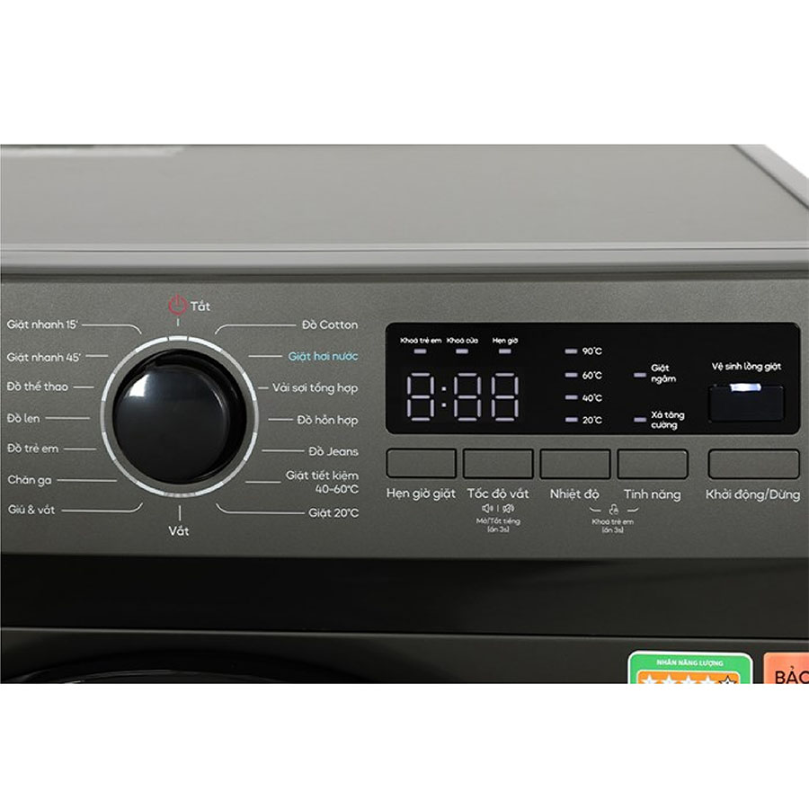 Máy giặt cửa ngang Casper 8kg EcoWash WF-8VG1