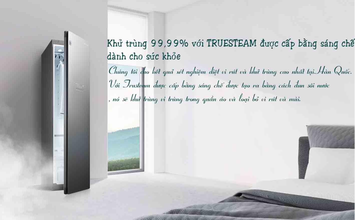 Máy giặt hấp sấy LG Styler S5MBC