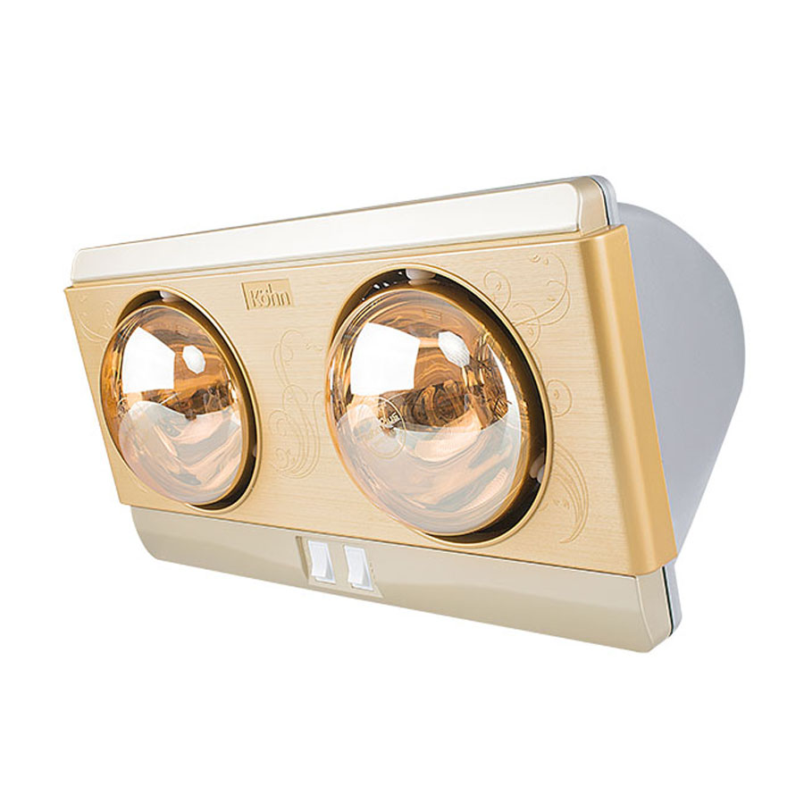Đèn sưởi nhà tắm Kohn KP02G 2 bóng