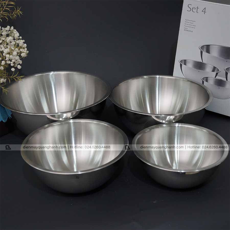 Ảnh thực tế Set 4 thố inox WMF xuất xứ Đức – 0645709990