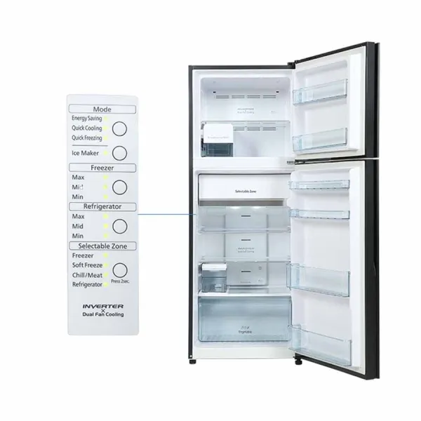 Tủ lạnh Hitachi Inverter 349 lít R-FVY480PGV0 GBK
