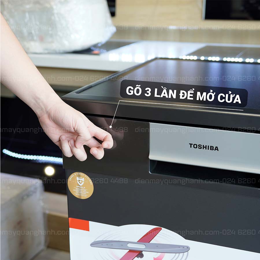 Ảnh thực tế Máy rửa bát 15 bộ Toshiba DW-15F7(G)-VN