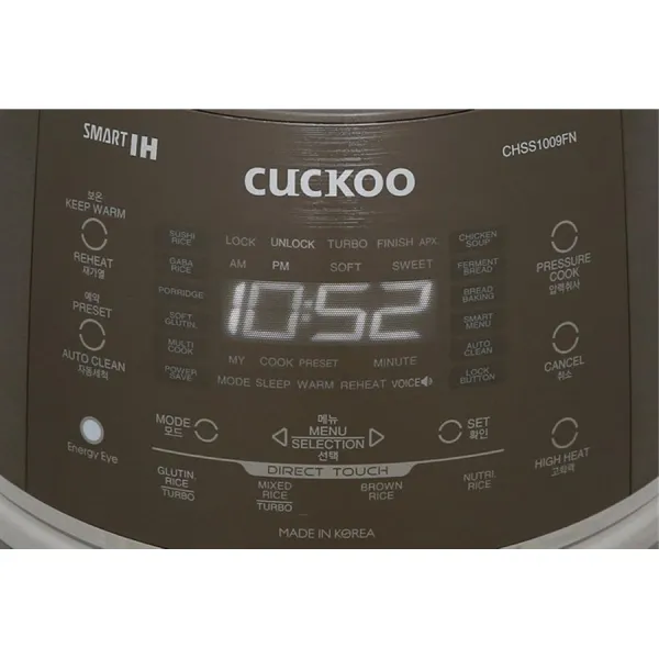 Nồi cơm điện cao tần Cuckoo 1.8 lít CRP- CHSS1009FN