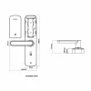 Khóa điện tử Hafele DL6100 912.20.582