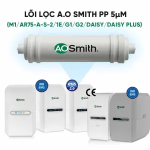 Lõi lọc A.O Smith PP 5µm (M1/AR75-A-S-2/1E/G1/G2/Daisy/Daisy Plus)