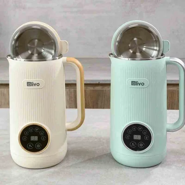 Máy làm sữa hạt Olivo CB400 Pro 600ml nắp inox
