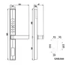 Khóa điện tử Hubert HB CNI5 EU