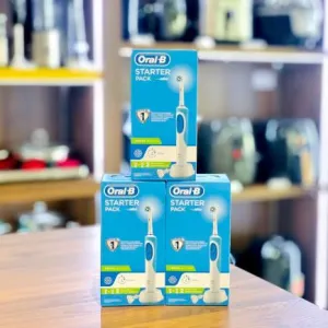 BỘ BÀN CHẢI ĐÁNH RĂNG ĐIỆN ORAL B VITALITY STARTER PACK