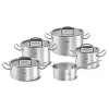 Bộ nồi inox cao cấp Fissler Original Profi 5 món (nắp kính)