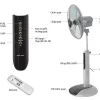 Quạt đứng cao cấp ASIA có điều khiển từ xa D16009