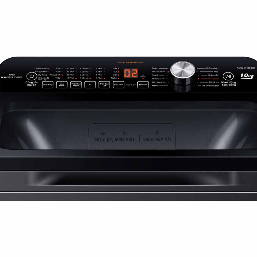 Máy giặt Aqua Inverter 10 kg AQW-DR101GT.BK