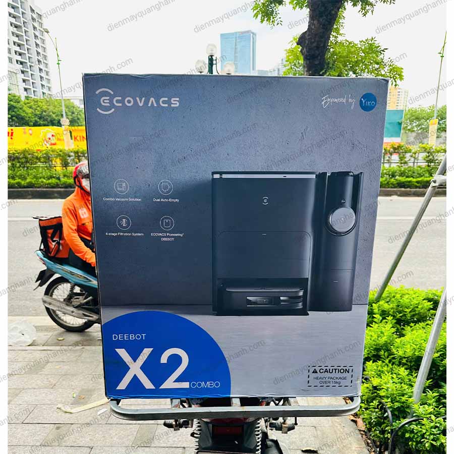 Ảnh thực tế Robot hút bụi lau nhà Ecovacs X2 Combo