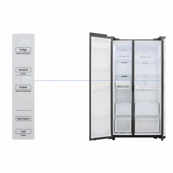 Tủ lạnh Samsung Inverter 655 lít Side by Side RS62R5001B4/SV