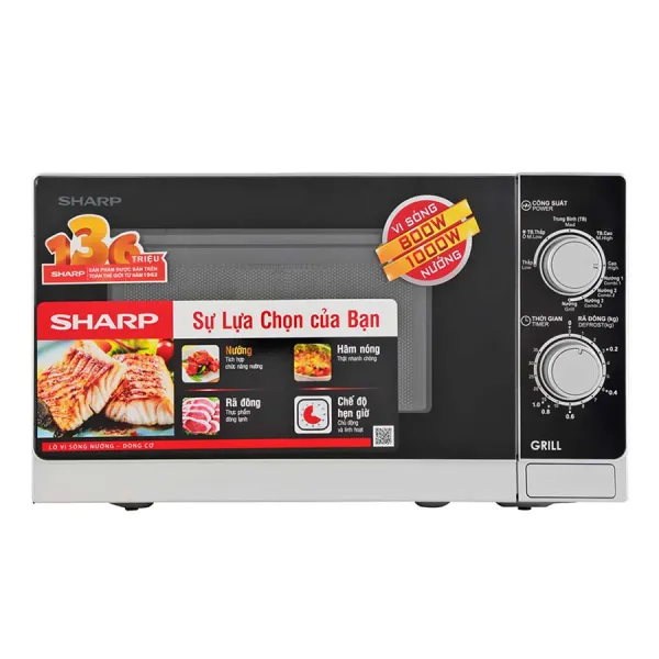 Lò vi sóng SHARP RG222VN-S 20 lít