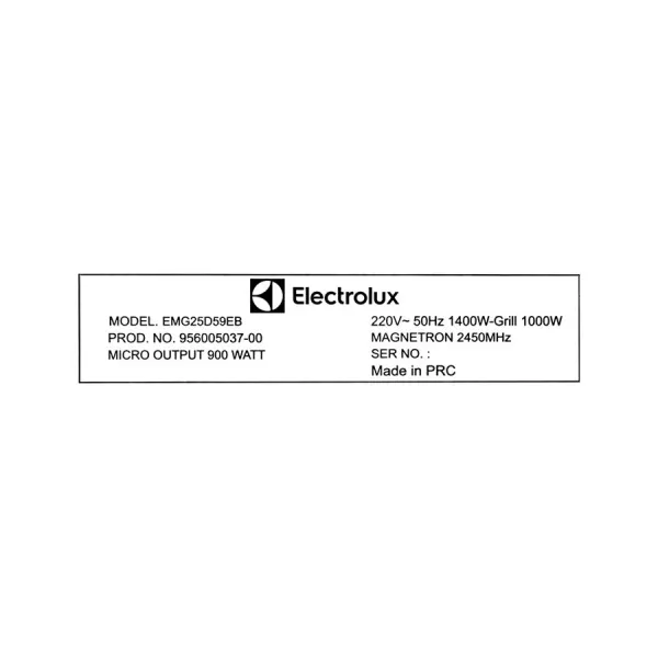Lò vi sóng Electrolux EMG25D59EB