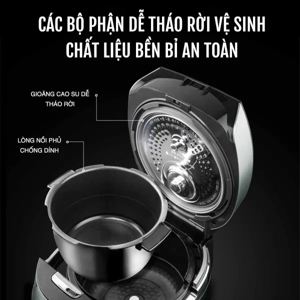Nồi cơm điện cao tần áp suất Cuckoo CRP-JHP0610FG dung tích 1.08 Lít