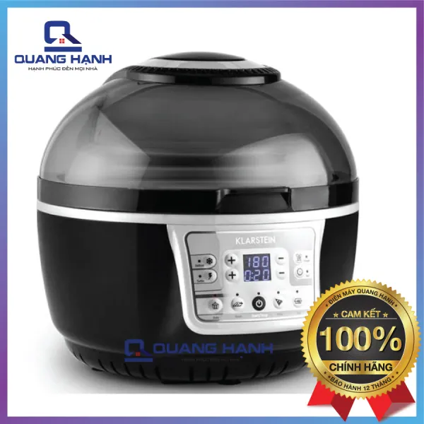 Nồi chiên không dầu KLARSTEIN Turbo 9L Đen