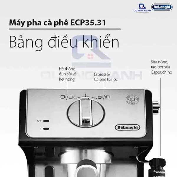 MÁY PHA CÀ PHÊ DELONGHI ECP35.31