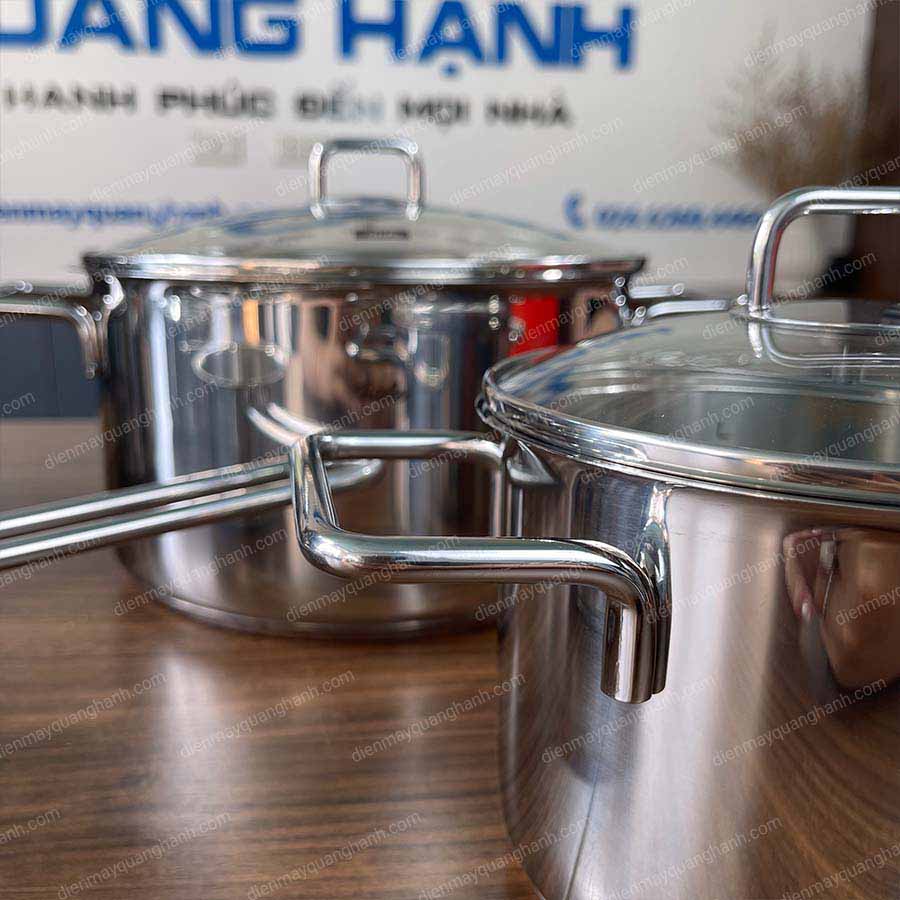 Ảnh thực tế Bộ nồi 5 món Fissler MUNCHEN