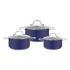 Bộ nồi chống dính Ceramic Elmich Classic EL5224FD03 size 18,20,24cm