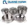 Bộ nồi Fivestar 5 chiếc nắp kính