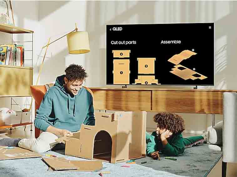 Smart Tivi Samsung QLED 4K 55 inch QA55Q63BAKXXV