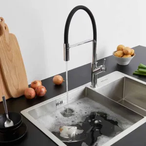 Vòi rửa chén nóng lạnh đồng Malloca K081C