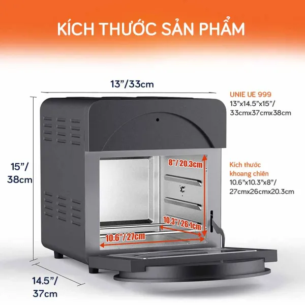 Nồi chiên không dầu UNIE UE-999