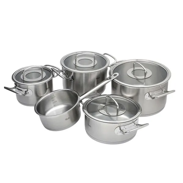 Bộ nồi inox cao cấp Fissler Original Profi 5 món (nắp kính)