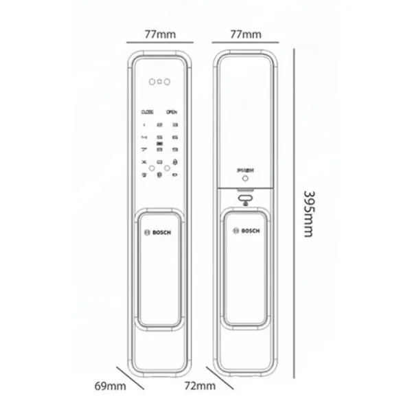 Khóa Điện Tử BOSCH EL 600KG (APP)
