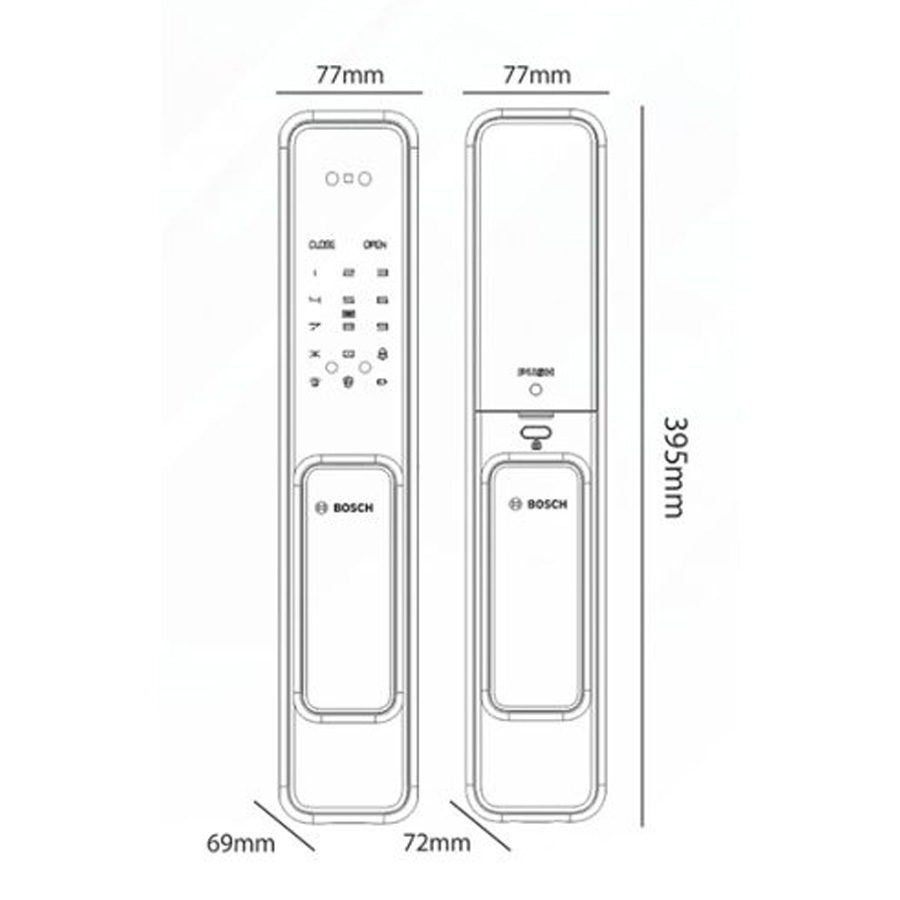 Khóa Điện Tử BOSCH EL 600KG (APP)