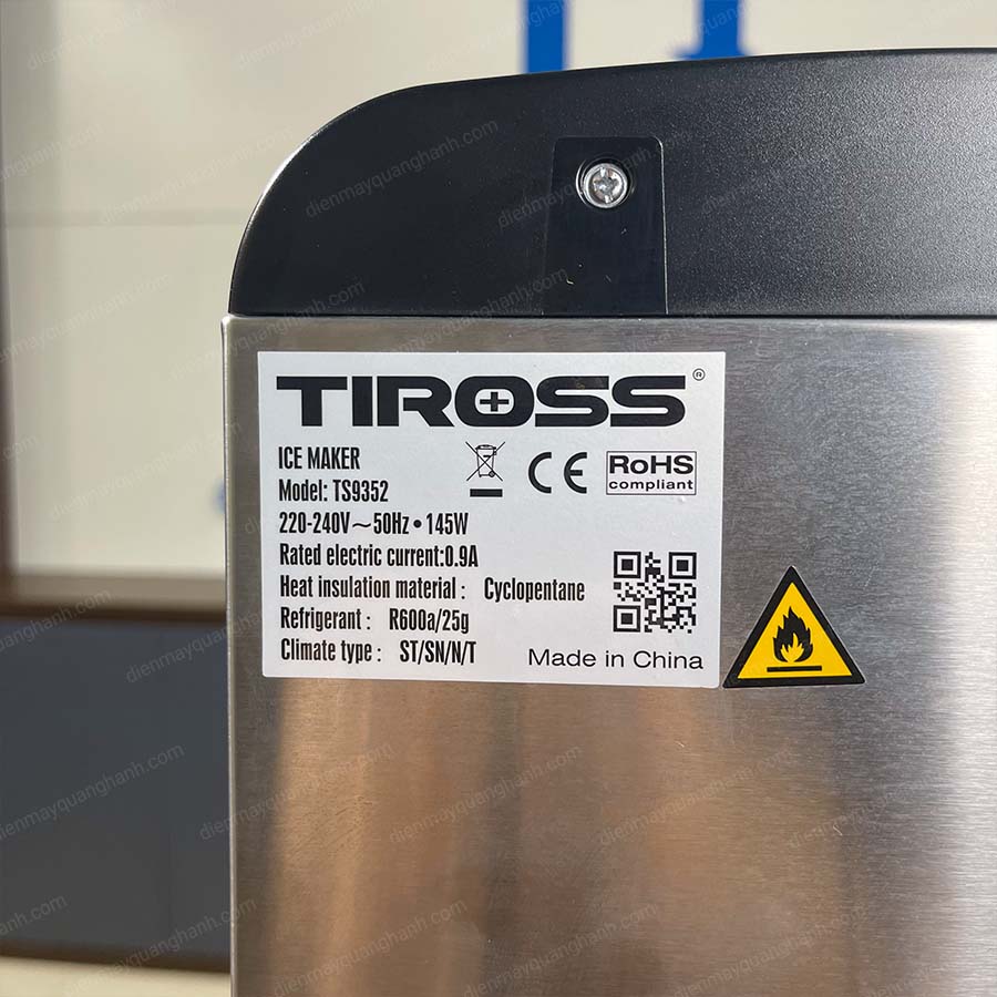 Ảnh thực tế Máy làm đá Tiross TS9352