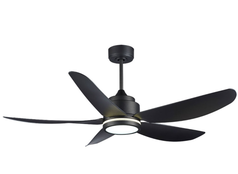 Quạt trần Benny BF-C52LUX-B đèn Led có điều khiển từ xa màu đen