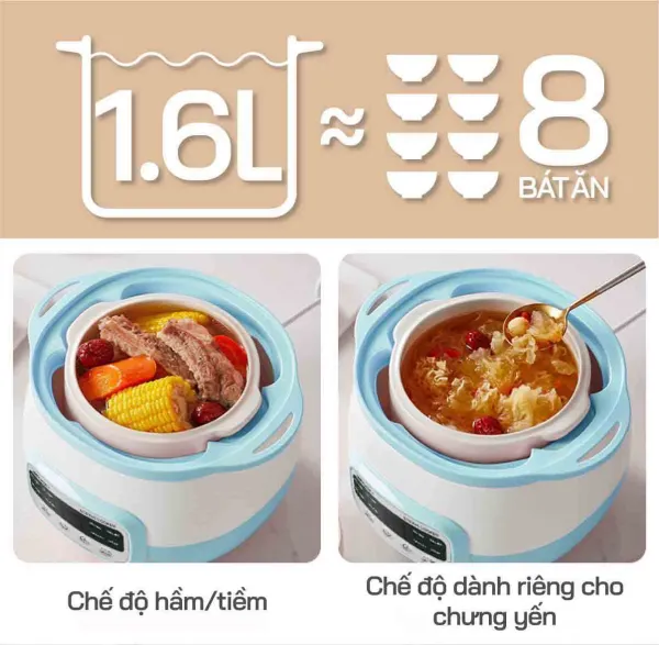 Nồi Hầm Chậm Cách Thủy 2GOOD A300 3.1 Lít