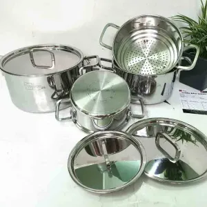 Bộ nồi 4 món Fivestar nắp inox FS-B4LV-3L