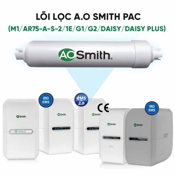 Lõi lọc A.O Smith PAC (M1/AR75-A-S-2/1E/G1/G2/Daisy/Daisy Plus)