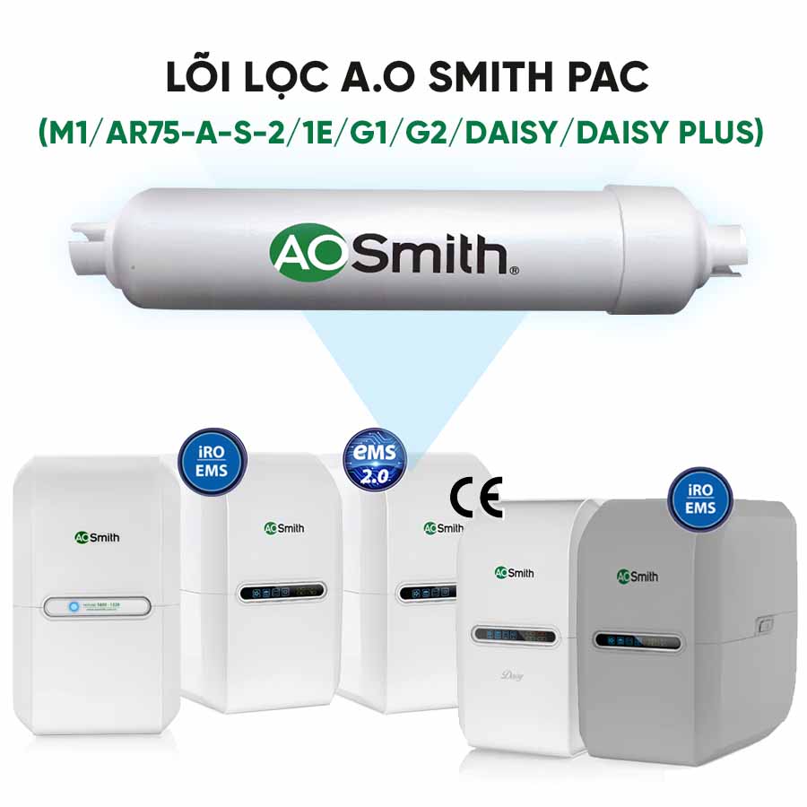 Lõi lọc A.O Smith PAC (M1/AR75-A-S-2/1E/G1/G2/Daisy/Daisy Plus)