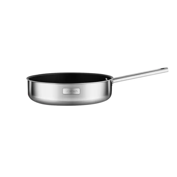 Chảo Inox liền khối chống dính Ceramic Elmich Trimax XS EL3752 size 24cm