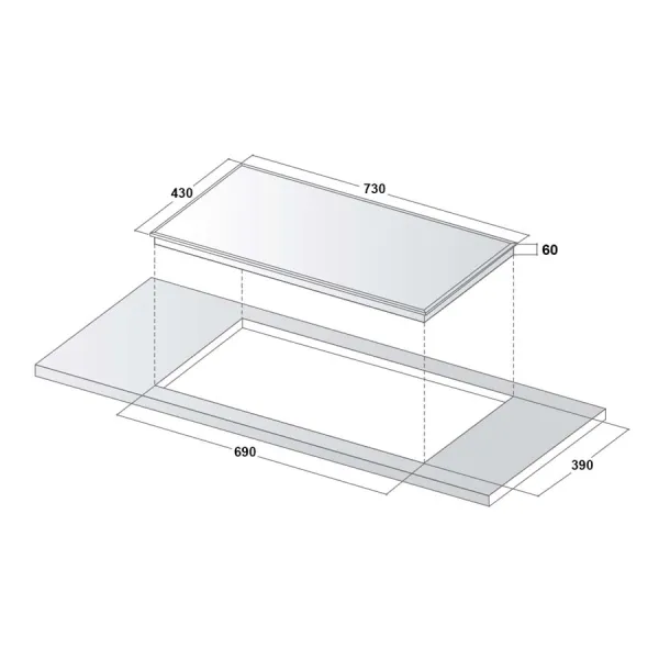 Bếp từ đôi Canzy CZ NTC68HN