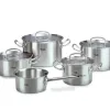 Bộ nồi inox cao cấp Fissler Original Pro 5 món (nắp inox)