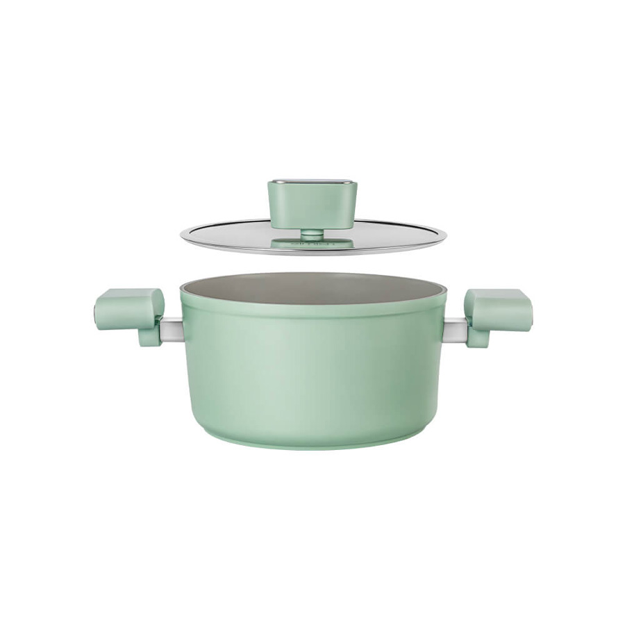 Nồi men sứ Elmich Hera II EL-5203GY18 size 18cm