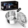 Quánh Inox cao cấp Ciwete 16cm SS0203-C