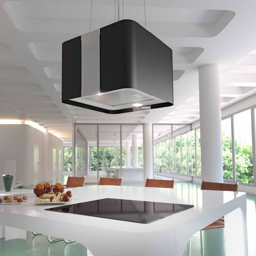 Máy hút mùi đảo Malloca Cube F181