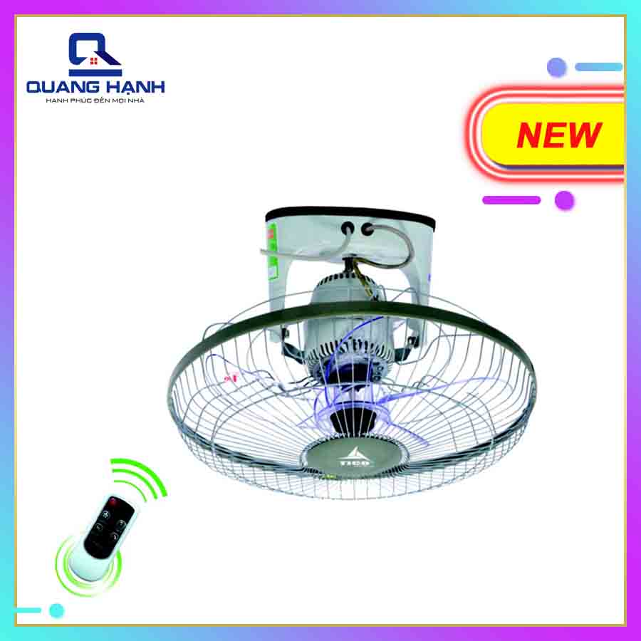 Quạt đảo trần Tico B400 điều khiển từ xa - toàn cảnh sản phẩm
