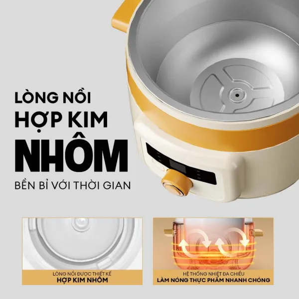 Nồi kho hầm chậm 2 lít Gilux GLN85