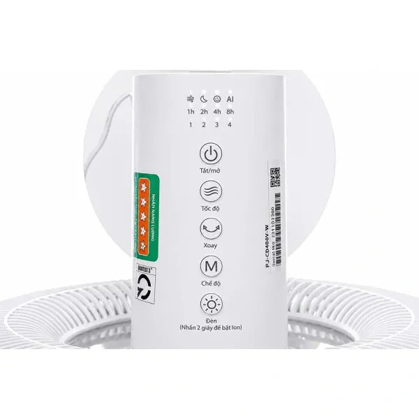 Quạt tuần hoàn Sharp 9 cánh PJ-CD404V-W